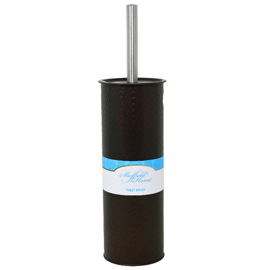 OIL RUBBED BRONZE EMBOSSED TOILET BRUSH HOLDER C/P 12