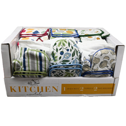 5pc KITCHEN SET ASST PRINTS C/P 72