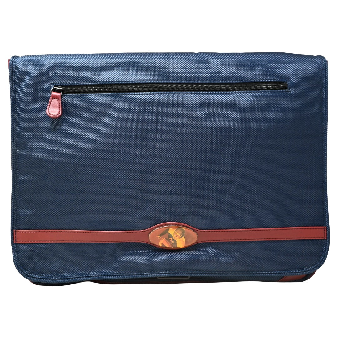 Nvy Brg 15" Messenger Bag C/P 5 Mobile Edge
