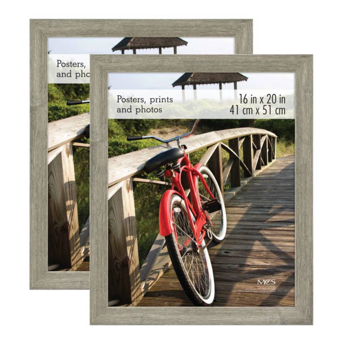 2pk 16"x20" MUSEUM POSTER FRAME BARNWOOD C/P 1