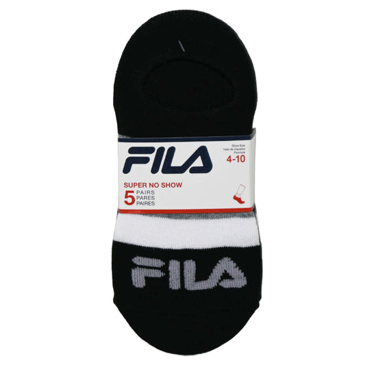 5pk FILA MULTI BLOCK SUPER NS SOCKS SIZE 9-11 C/P 60