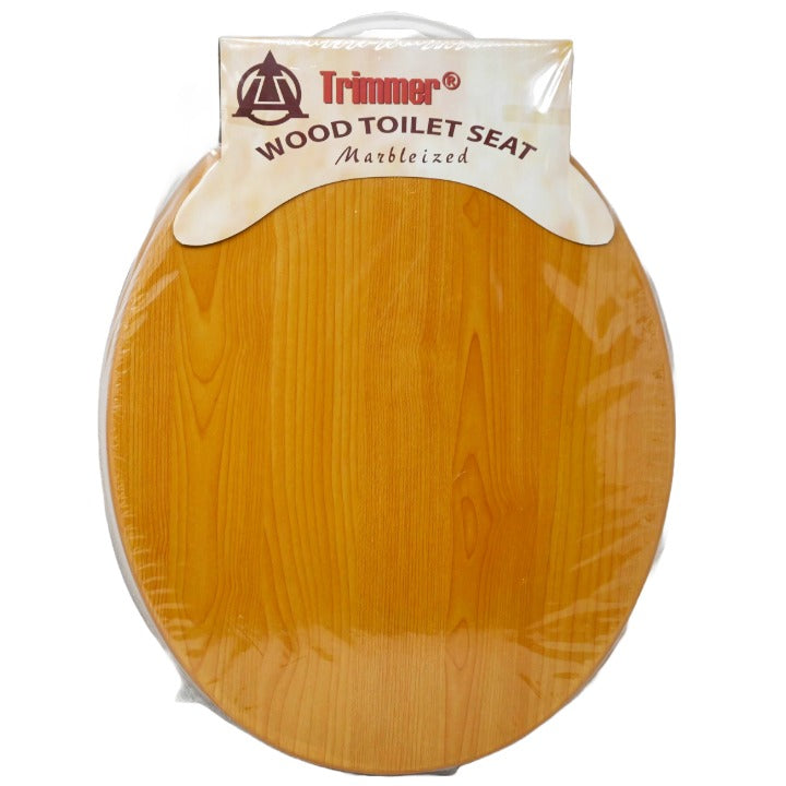 *OUTSIDE OF CA*Toilet Seat MDF Wood Grain Lite C/P 6