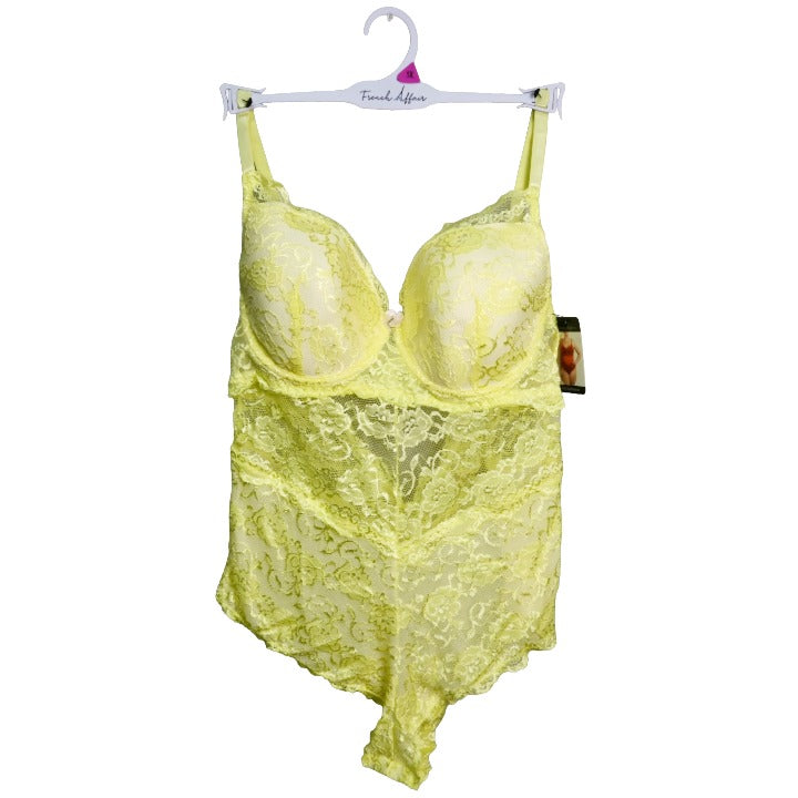 Grn Lace Bodysuit C/P 36 French Affair