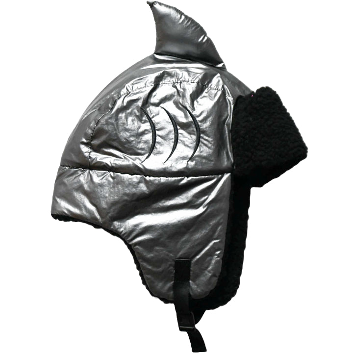 BOYS GREY  TRAPPER HAT C/P 96