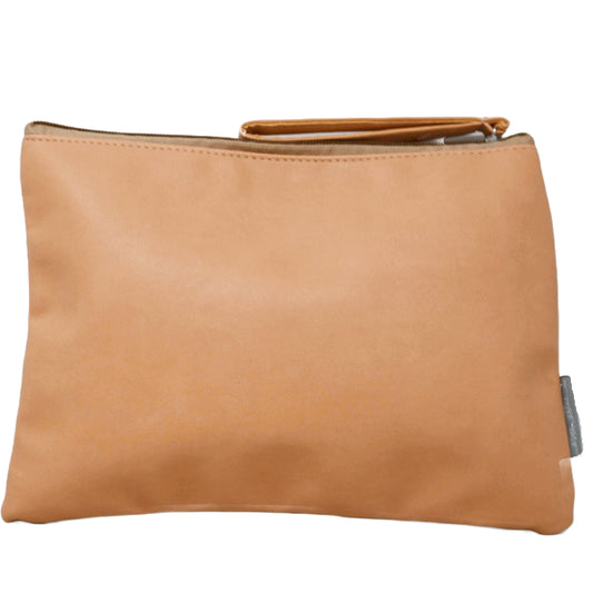 Peach Vegan Leather Wristlet C/P 96