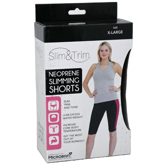 XL BLK/PINK WOMEN NEOPRENE SHORT (BOXED) C/P 12