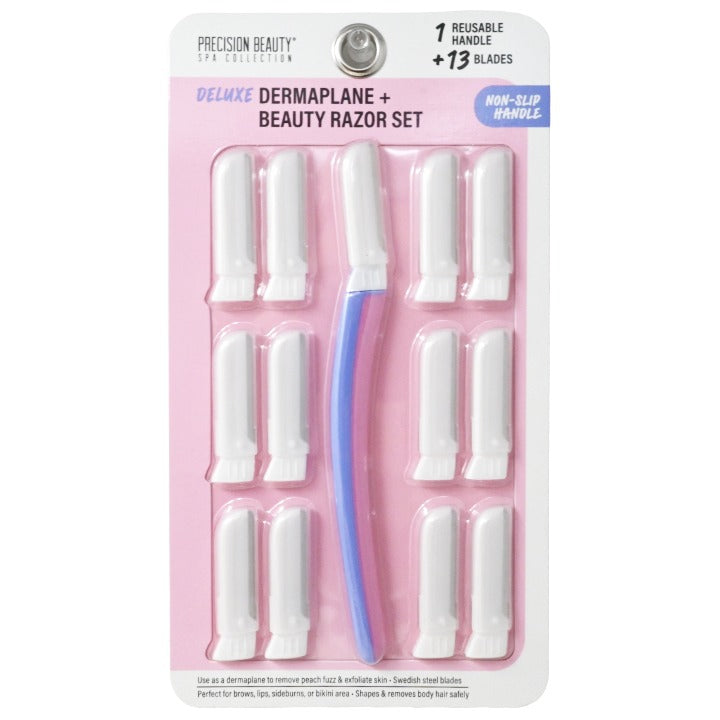 14pc Lav Pnk Dermaplane Set C/P 72 Precision Beauty