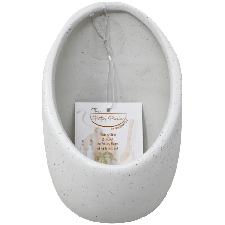 Cream Spoon Rest C/P 48 MRKT FINDS