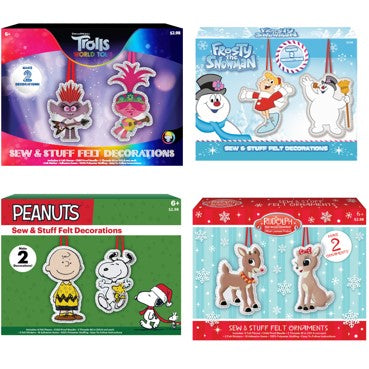 SEW & STUFF ASST ORNAMENT C/P 10