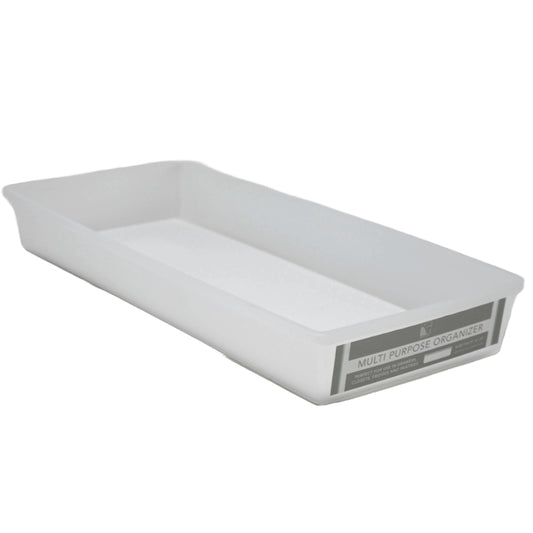 White Single Drawer Organizer 16x6.7x1.97" C/P 24