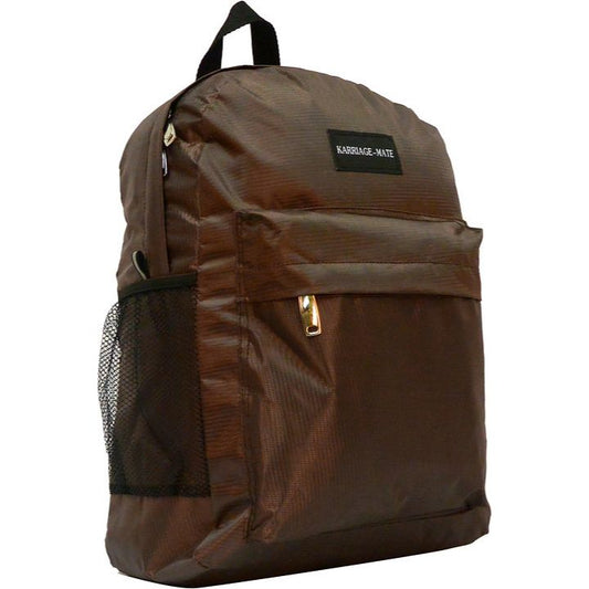 16.5" BROWN BACKPACK C/P 24