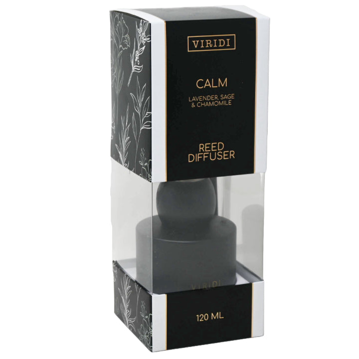 120ml VIRIDI LAVENDER, SAGE, CHAMOMILE DIFFUSER C/P 12