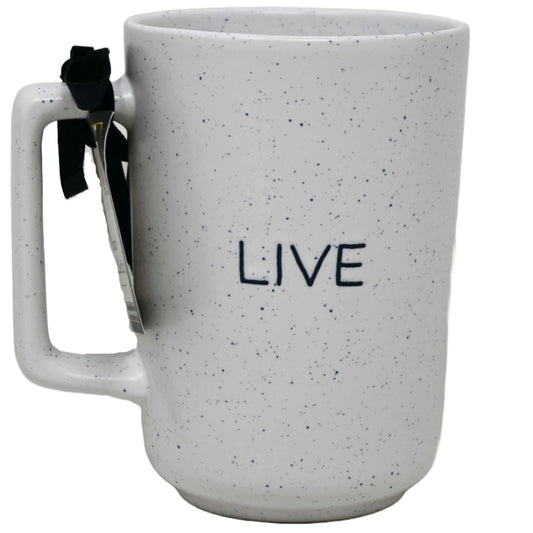 Tall Mug with Debossed "Live" Nicole Miller C/P 36