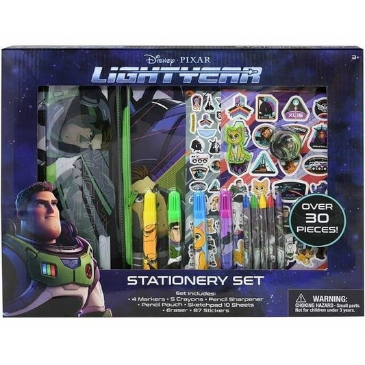 30pc BUZZ LIGHTYEAR STATIONERY SET C/P 12 Disney