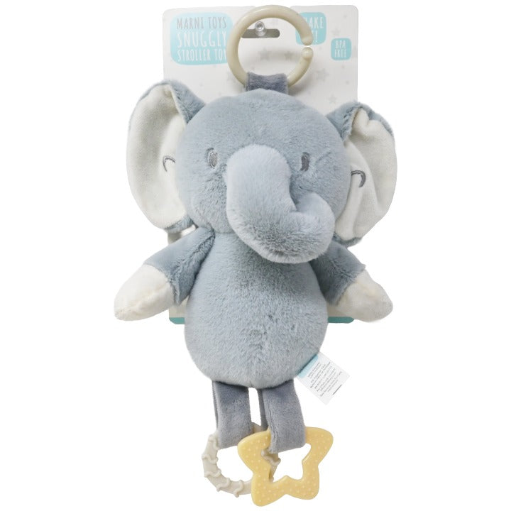 Elephant Stroller Toy with Teether C/P 48
