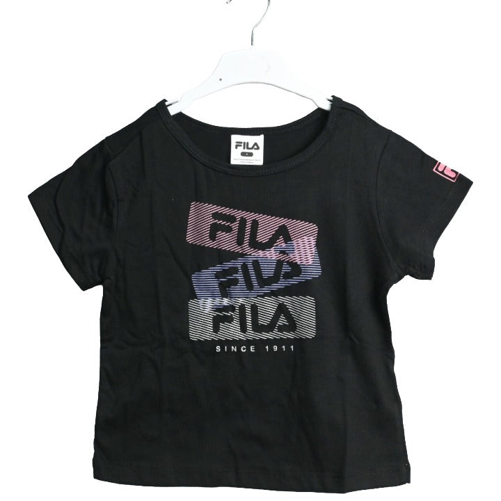 Girls Blk 3X Tee C/P 48 Fila