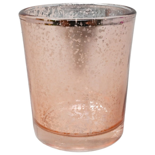 *NO CA*Rose Gold Mercury Glass Votive Candle Holder C/P 72 Richland