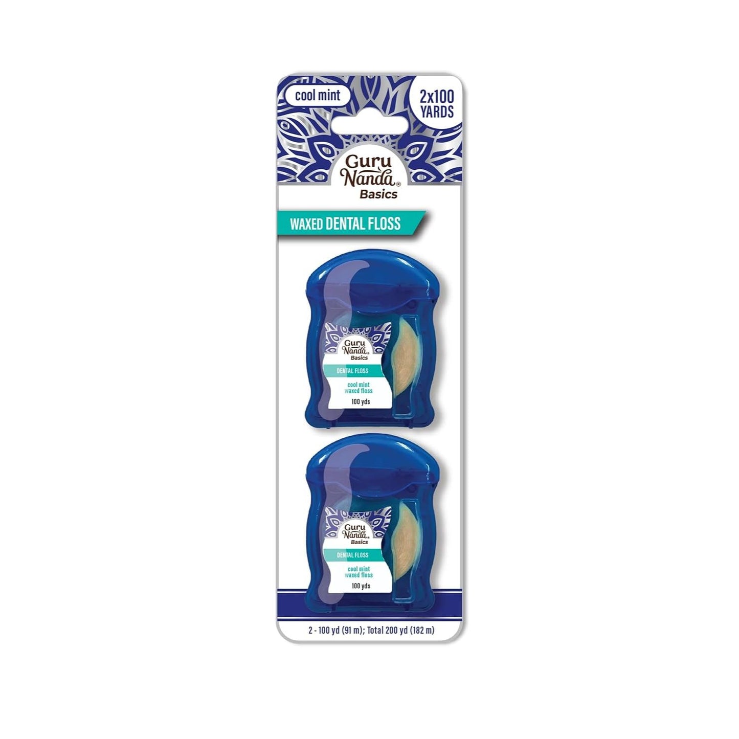 2pk 100yd ea (Cool Mint) GN Basics Nylon Floss C/P 48