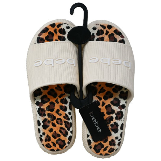 Womens Ivory Eva Slides C/P 12 BEBE