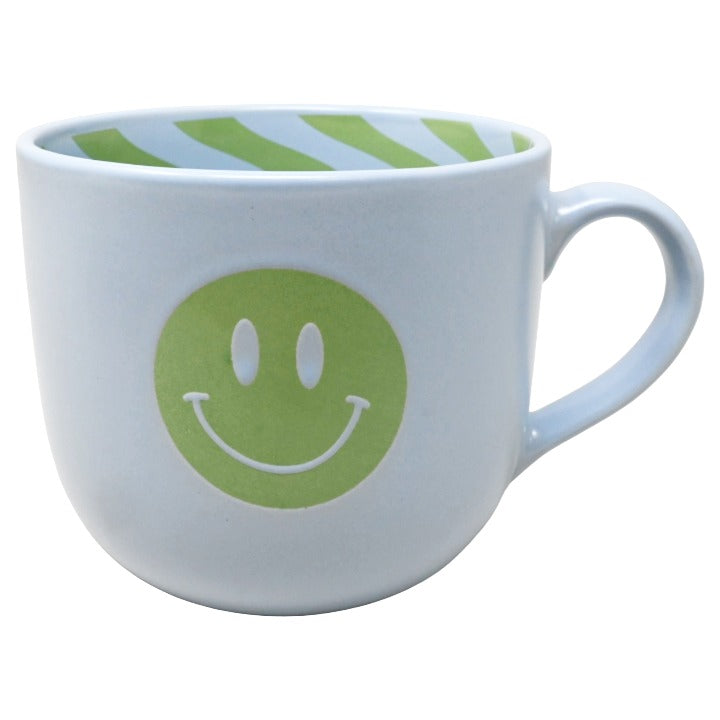 Wht Smiley Mug C/P 36 MRKT FINDS