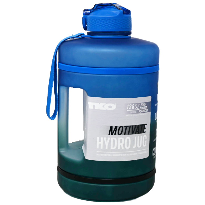 128oz BLUE/GRN TKO HYDRO JUG C/P 12