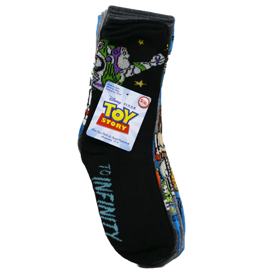 5pk TOY STORY 4 LETS RIDE CREW SOCKS SIZE 6-8 C/P 60