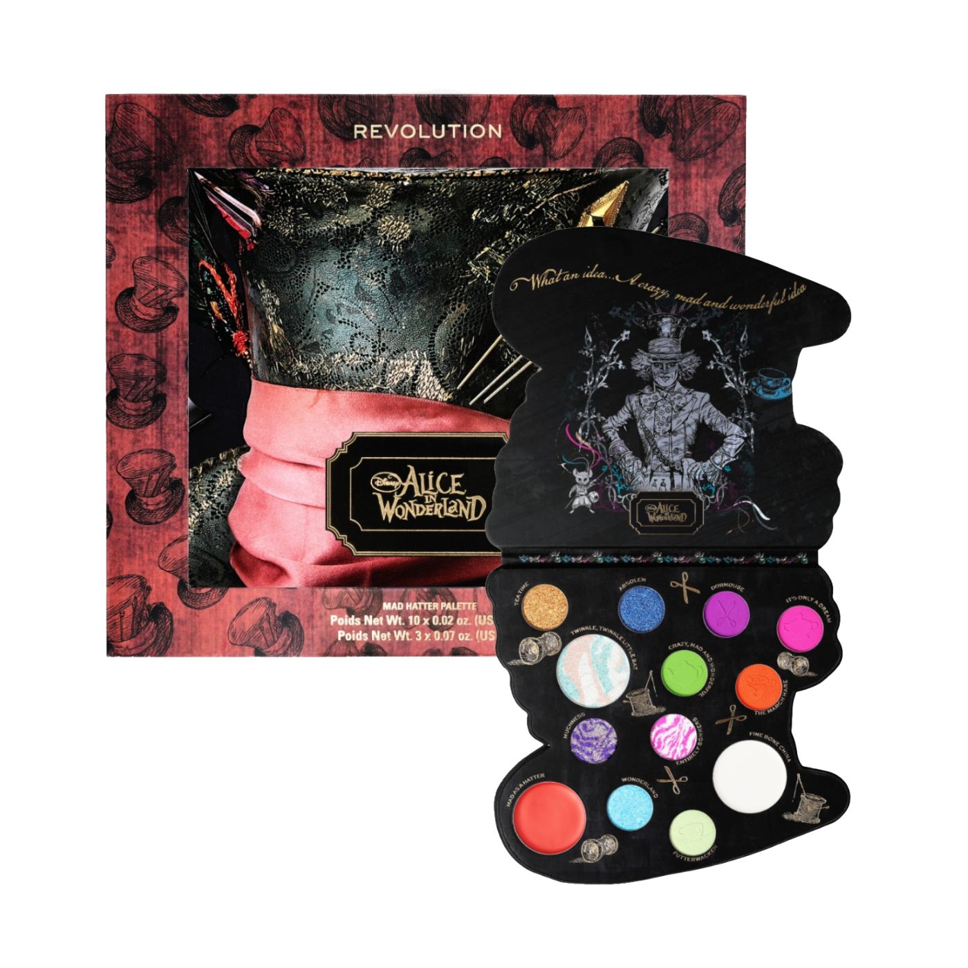 Disney's Alice in Wonderland & Revolution Mad Hatter Palette C/P 48