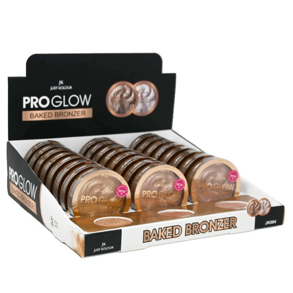3 Asst Pro Glow Baked Bronzer (Golden Glow, Perfect Bronze, Candy Crush) in 24pc Displayer C/P 288 JUST KOLOUR