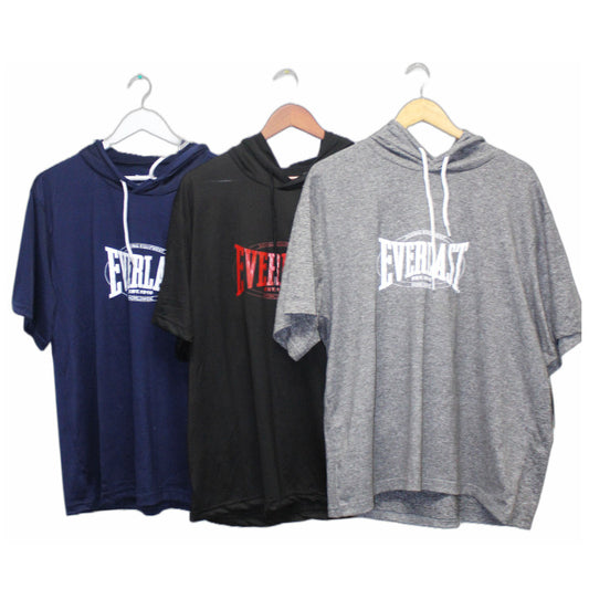 EVERLAST MENS LOUNGE HOODED T-SHIRT, ASST SIZE & COLOR, (No hanger included) C/P 30
