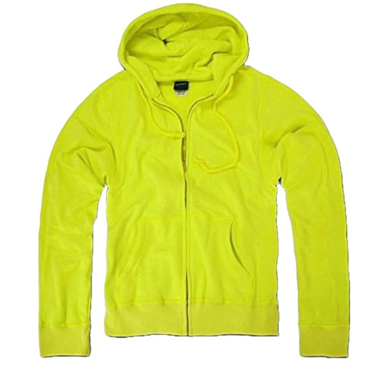MEDIUM MEN SAFETY GREEN HOODIE C/P 24 DECKY