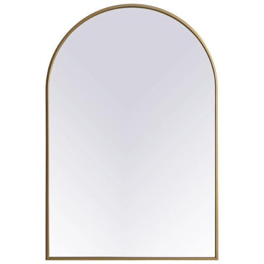 24x36" Gld Arch Mirror C/P 4