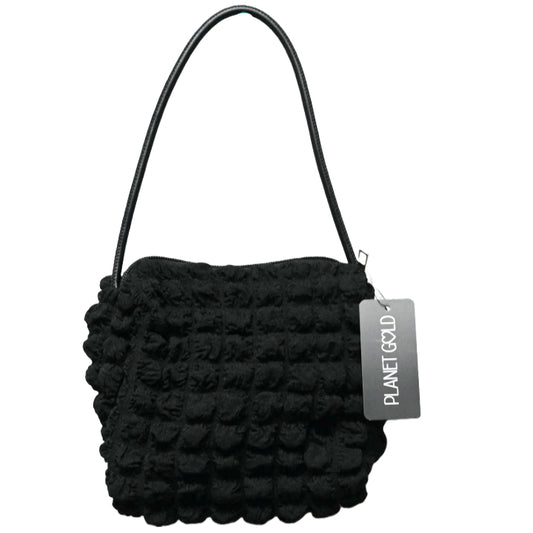 BLACK QUILTED UNDERARM HANDBAG C/P 12