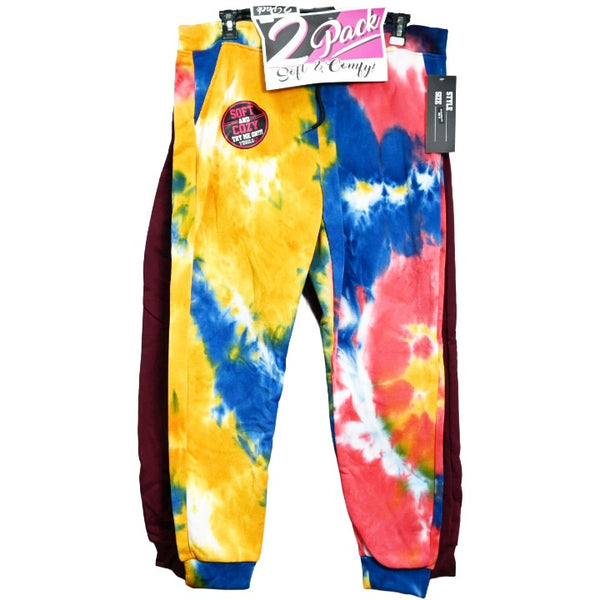 2pk Brg/TD Women's Joggers 1X-3X on Hanger (Prepack 2-2-2) C/P 12
