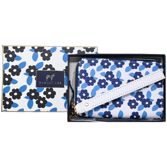 *OUTSIDE OF CA* SMALL FLOWER PRINT ZIPPER WALLET IN GIFT BOX C/P 50