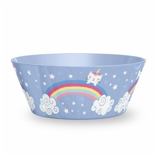 6" Kids Tapered Bowl - Unicat Print C/P 12