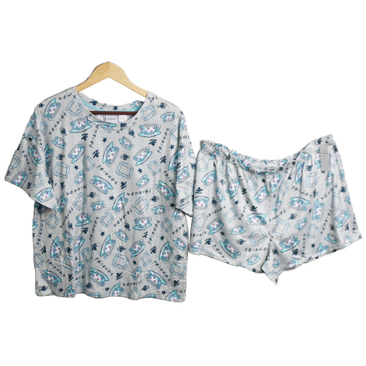 2pc FRIENDS COFFEE BUDDIES PAJAMA SET ASST SIZE C/P 6
