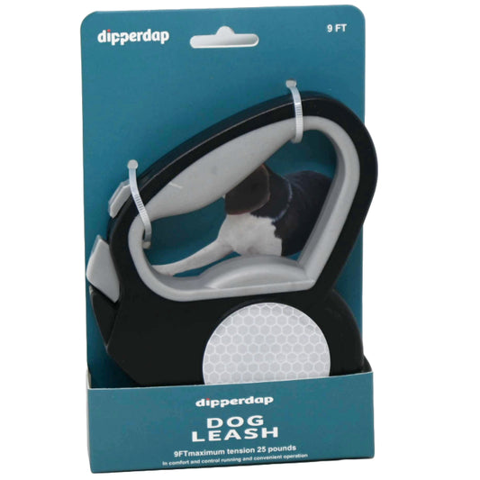 REFLECTIVE 9FT RETRACTABLE LEASH C/P 12