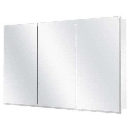 48.37"X30" OD FRAMELESS TRI-VIEW MEDICINE CABINET C/P 1