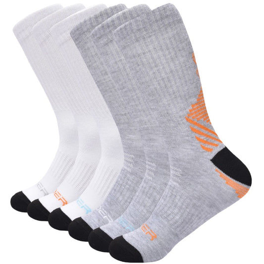 6pk 6-8 SPYDER STRIPED CALF SOCKS C/P 60
