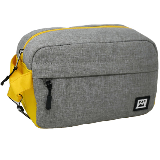 *OUTSIDE OF CA* AVALANCHE MEN GREY TOILETRY BAG C/P 30