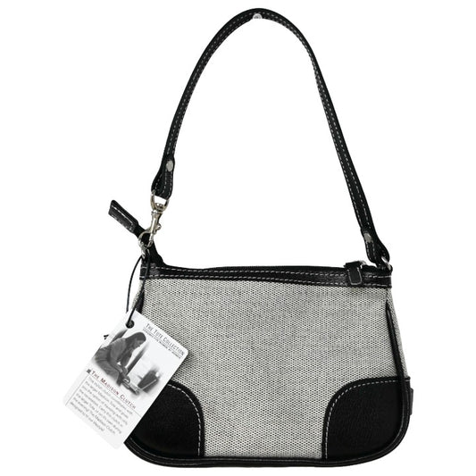 Blk Wht Canvas Tote Bag C/P 40 Mobile Edge