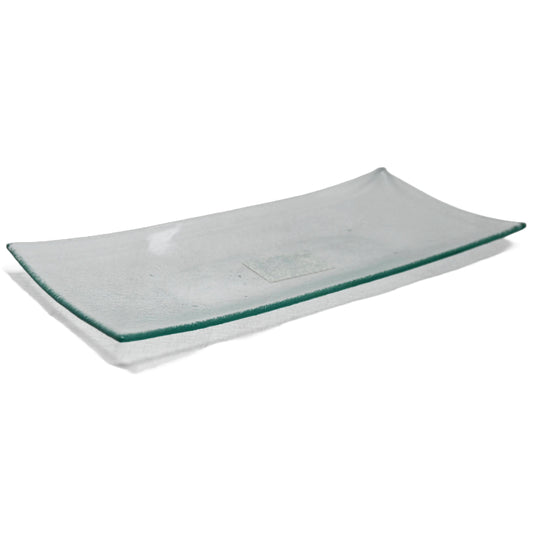 14.57"x6.69" RECT. GLASS PLATTER C/P 12