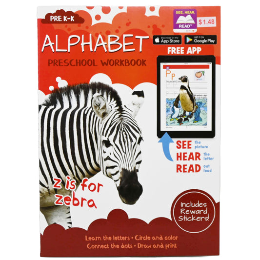 PRE K-K LITTLE PEOPLE ALPHABET AR WORKBOOK C/P 40