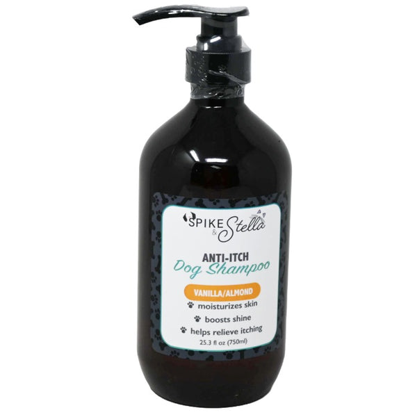 25.3oz Van Alm Pet Shampoo Pump Vanilla Almond Spike & Stella C/P 12