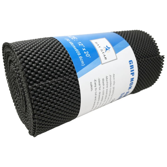 12x240" BLACK SHELF LINER RAY STAR C/P 12