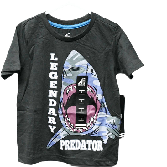 BOYS SIZE 4-7 LENGENDARY S/S SCREEN T-SHIRT C/P 24