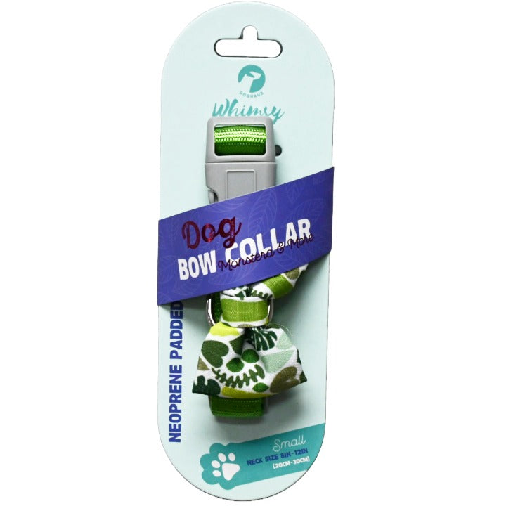 GREEN SPRING BOW DOG COLLAR DOGHAUS C/P 48