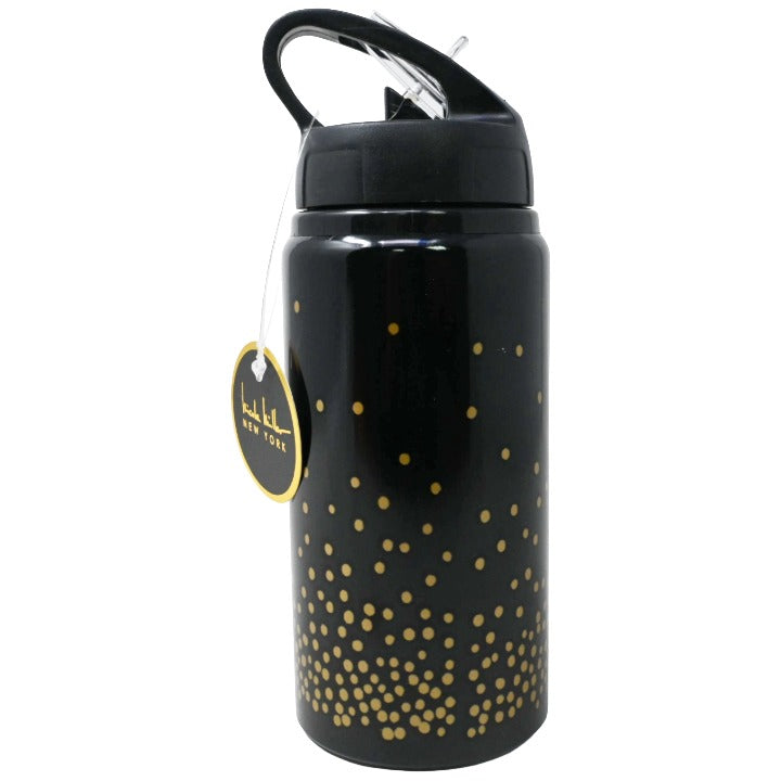 Kids Blk Gld Dots Bottle C/P 24 Nicole Miller