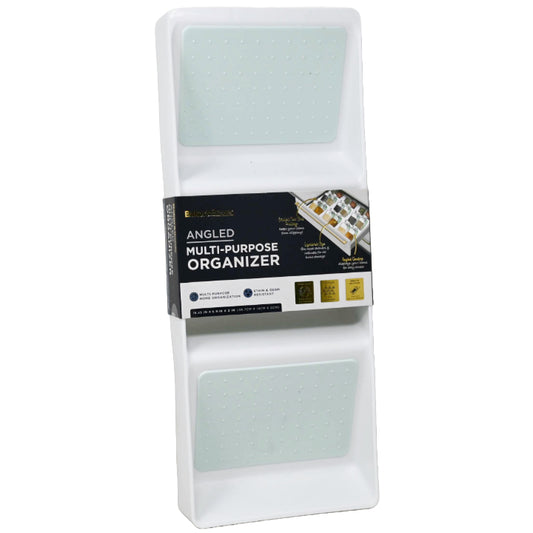 3-TIERED TEAL PLSTC NON-SLIP ORGANIZER C/P 12
