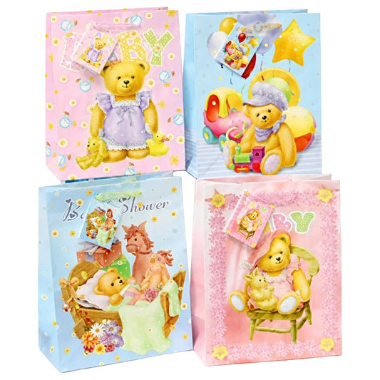4 Asst Md Baby Bear Bag   C/P 240
